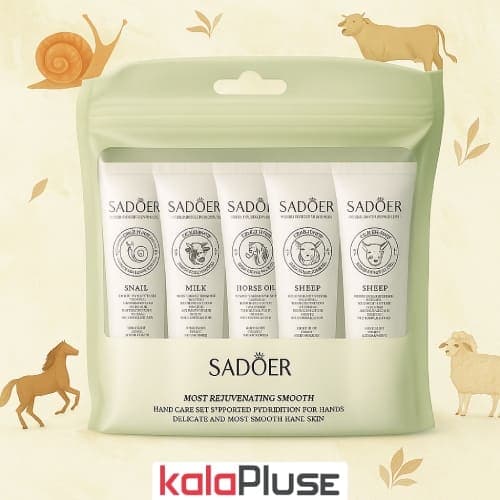 کرم 5 تایی SADOER با رایحه شیر حیوانات