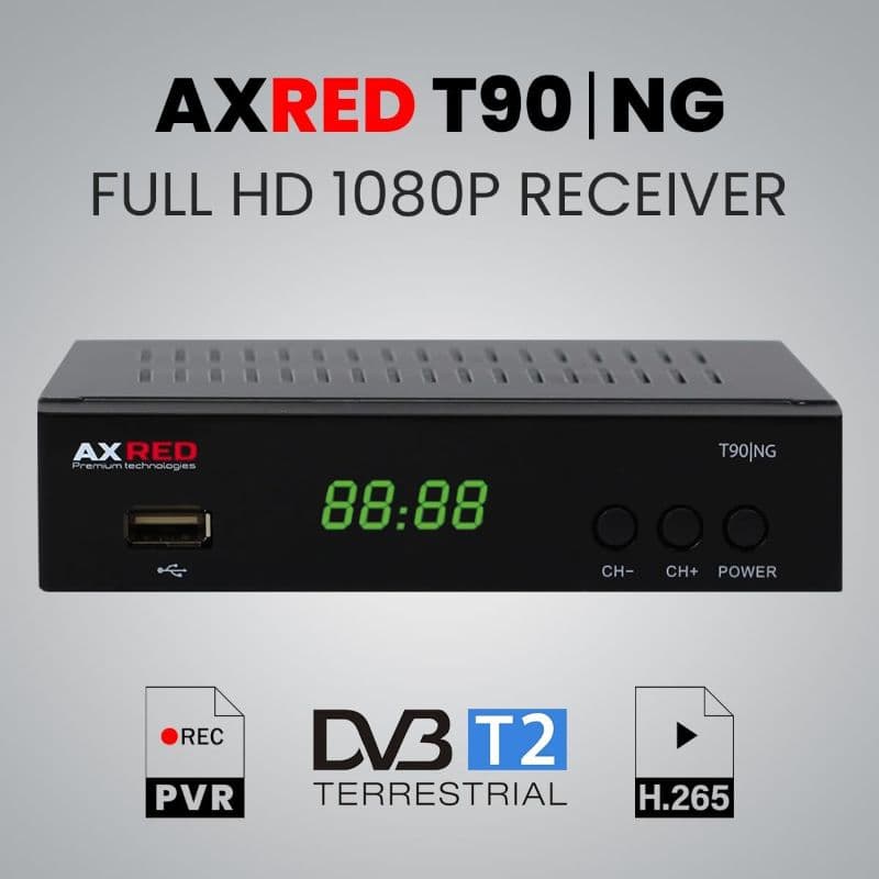 گیرنده تلویزیون AXRED T90 HD DVBT2 با قابلیت ضبط PVR — تصویر ۷