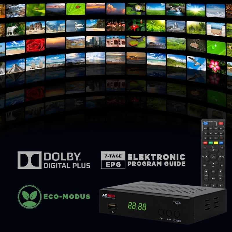 گیرنده تلویزیون AXRED T90 HD DVBT2 با قابلیت ضبط PVR — تصویر ۵