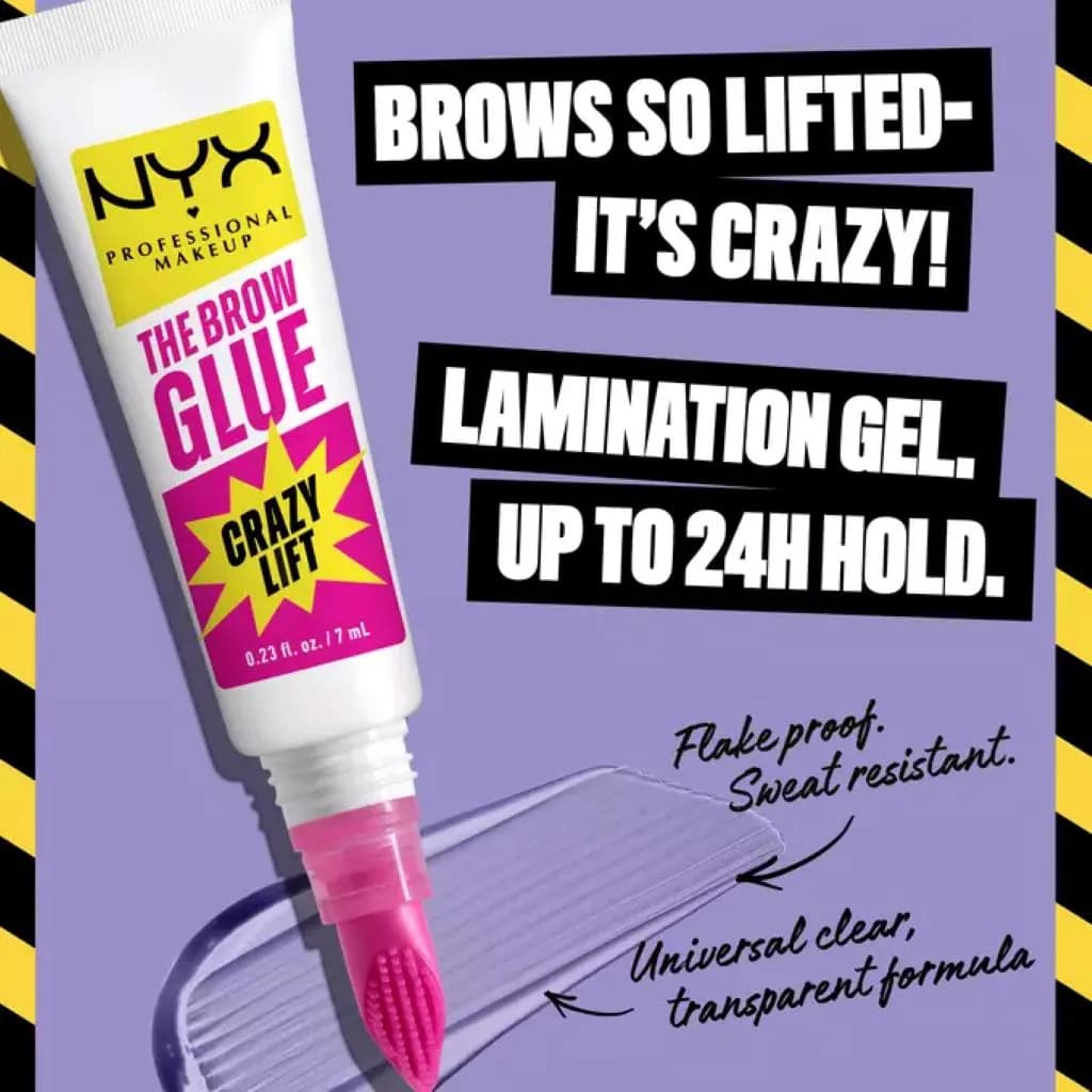 ژل لیفت و لمینت ابرو نیکس The Brow Glue Crazy Lift — تصویر ۳