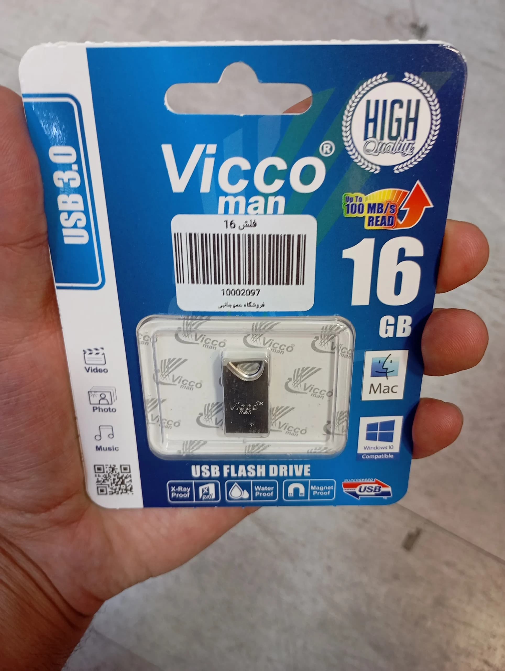 فلش16 گیگ vicco usb3 — تصویر ۲