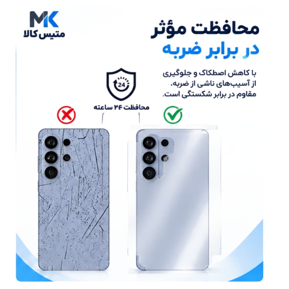محافظ پشت ۳۶۰ درجه Samsung Galaxy Note 10 مدل نانو هیدروژل شفاف — تصویر ۲