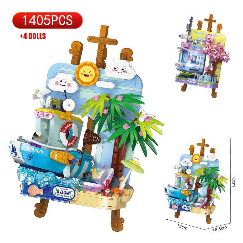 لگو قایق انیمه برند Toys Land دارای ۶۵۰ قطعه کد 662020 — تصویر ۲