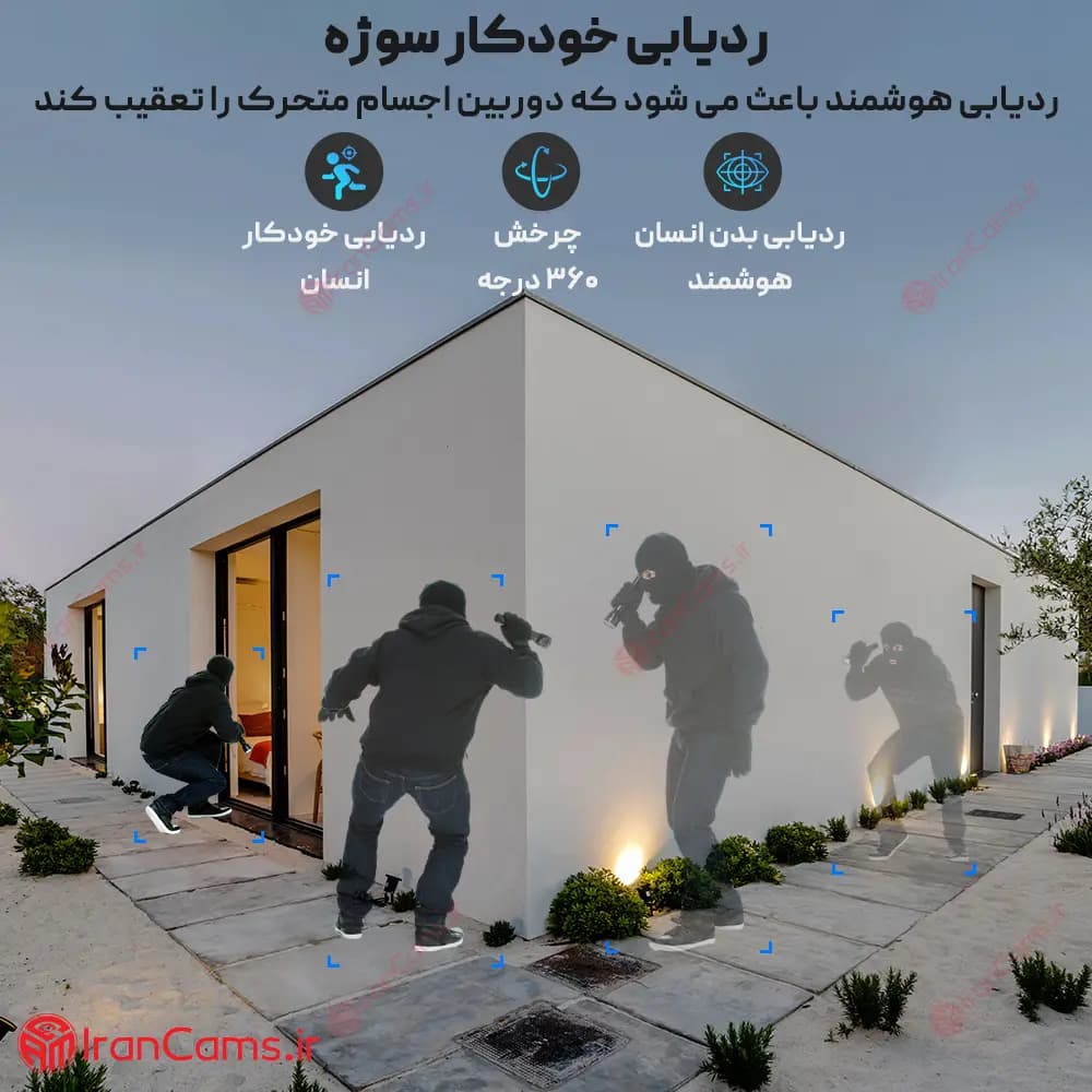 دوربین اسپید دام خورشیدی سیمکارتی دو لنز O-KAM Pro مدل TP33 — تصویر ۸
