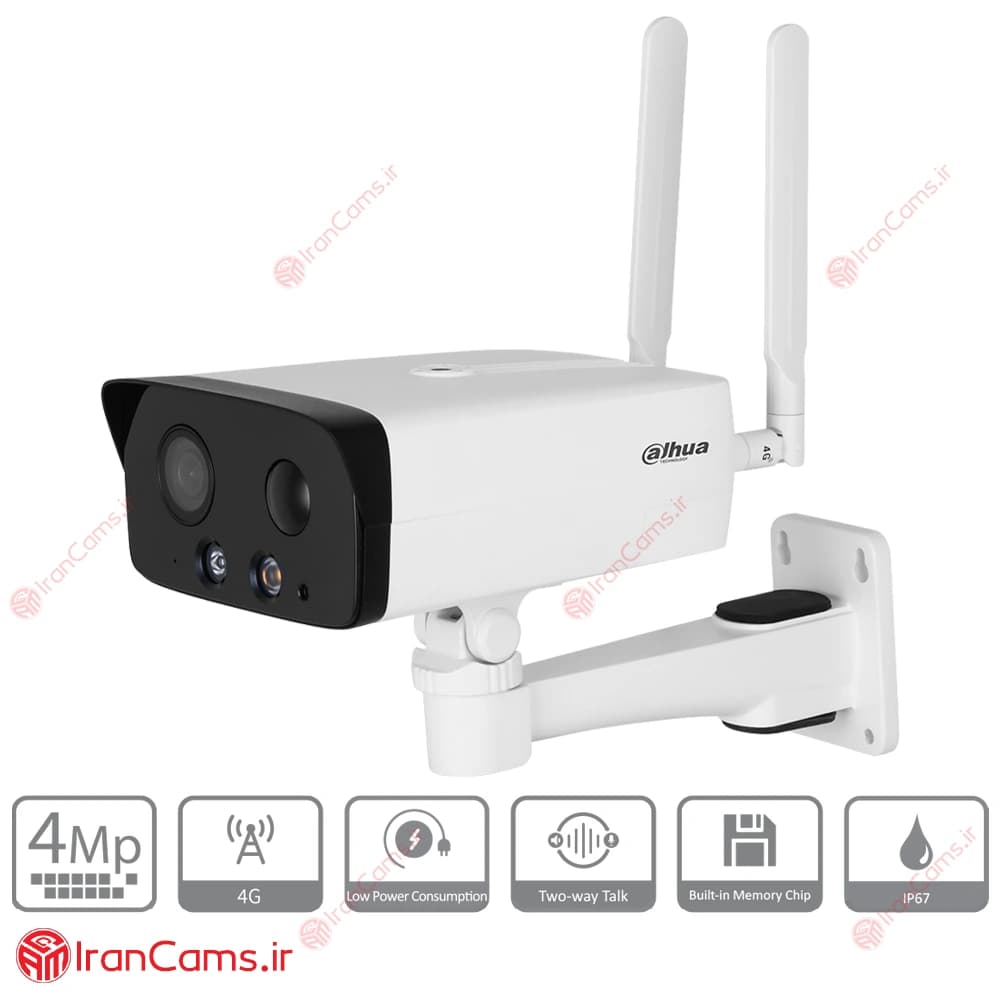 دوربین مداربسته سیم کارتی 4 مگاپیکسلی داهوا DH-IPC-HFW3441DGP-AS-4G — تصویر ۲