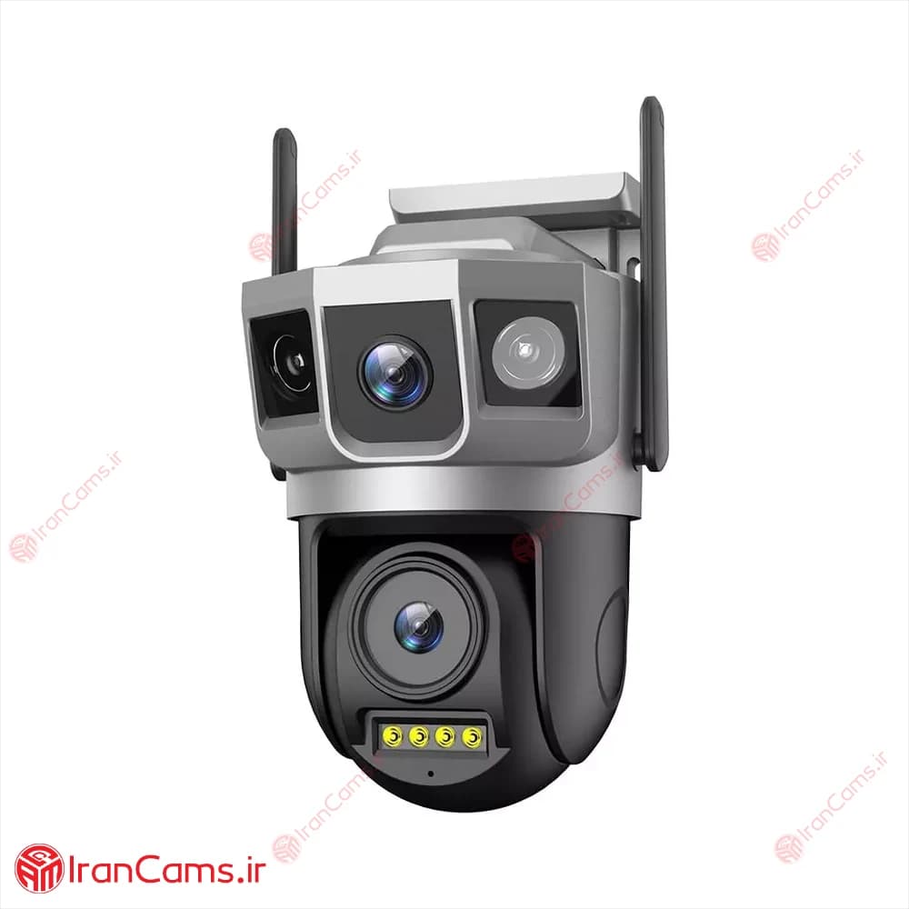 دوربین مینی اسپید دام بی سیم سیمکارتی دو لنز V380 مدل SC23-G — تصویر ۲