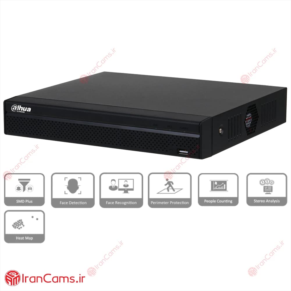دستگاه ان وی آر تحت شبکه 4 کانال داهوا DHI-NVR4104HS-4KS3 — تصویر ۲