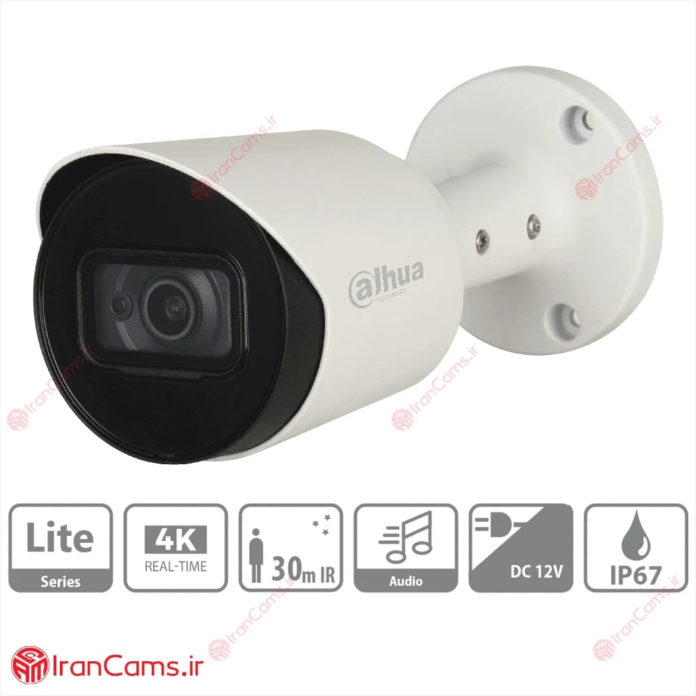 دوربین مداربسته بولت 8 مگاپیکسلی داهوا DH-HAC-HFW1800TP — تصویر ۲