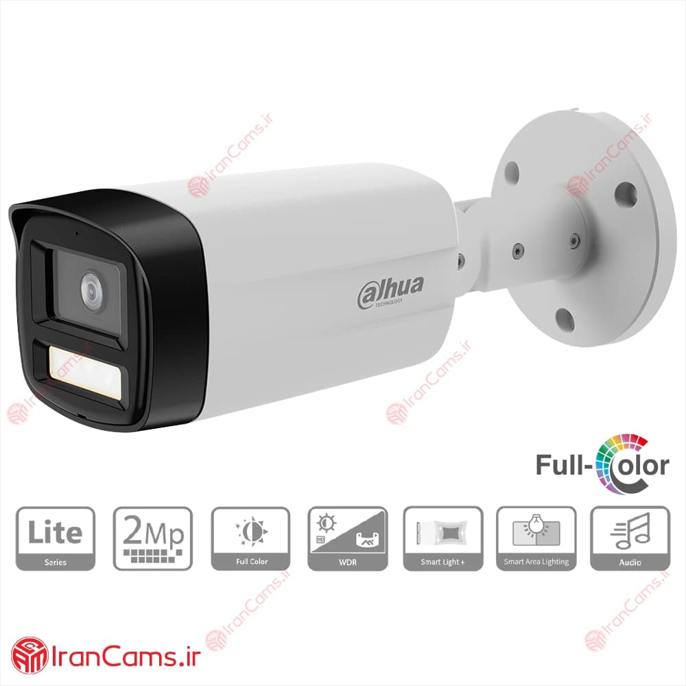 دوربین مداربسته بولت 2 مگاپیکسلی داهوا DH-HAC-HFW1239TMP-A-LED — تصویر ۲