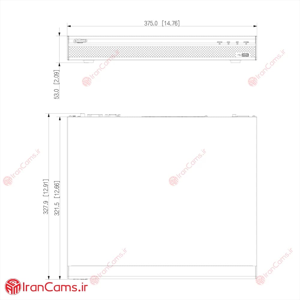 دستگاه ان وی آر تحت شبکه 16 کانال داهوا DHI-NVR4216-16P-4KS2/L — تصویر ۷