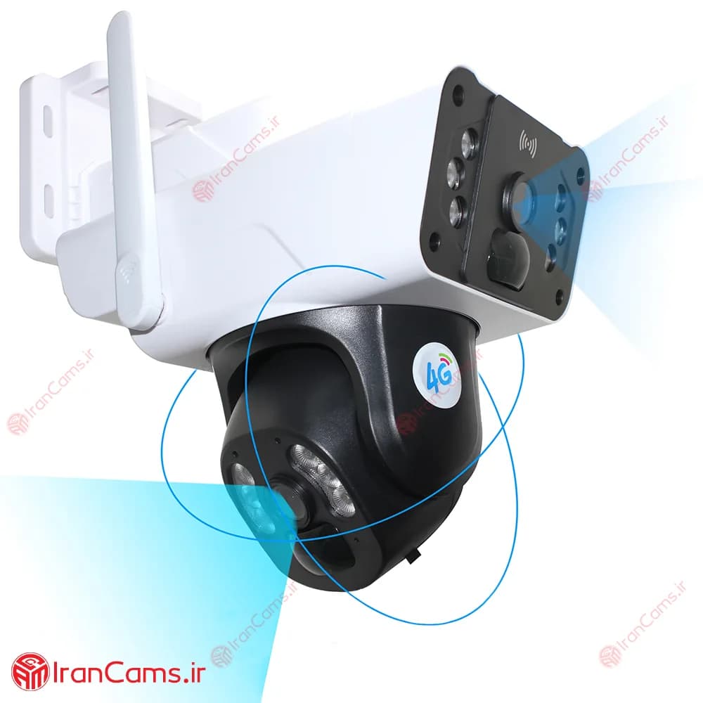 دوربین اسپید دام خورشیدی سیمکارتی دو لنز O-KAM Pro مدل TP12 — تصویر ۳
