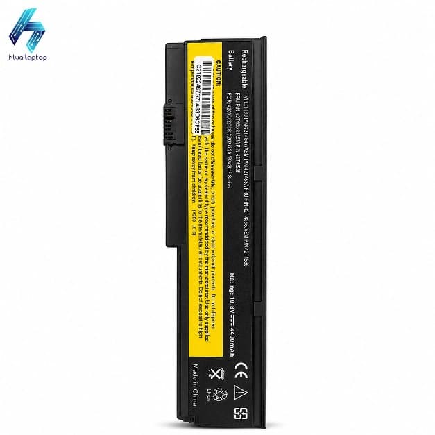 باتری لپ‌تاپ Lenovo ThinkPad X200 X201 ظرفیت 4400mAh ولتاژ 10.8V توان 48Wh