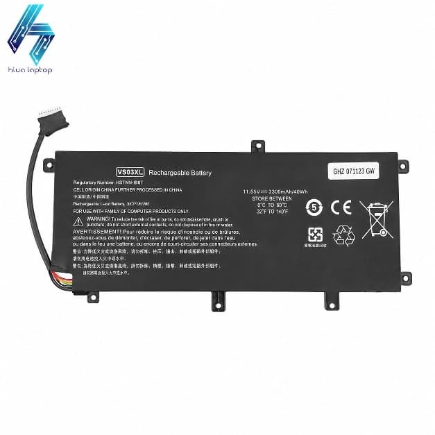 باتری لپ تاپ HP VS03XL اچ پی ظرفیت 3500mAh ولتاژ 11.55V توان 40Wh