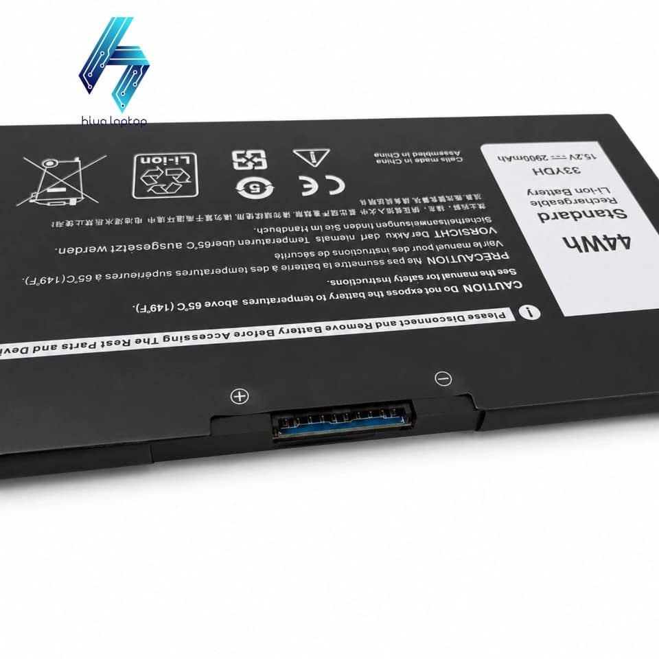 باتری دل مدل 33YDH ولتاژ 15.2V ظرفیت 2900mAh توان 44Wh — تصویر ۲