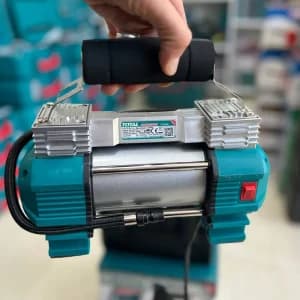 کمپرسور باد فندکی توتال مدل TTAC2506 دو سیلندر ۱۲ ولت — تصویر ۳