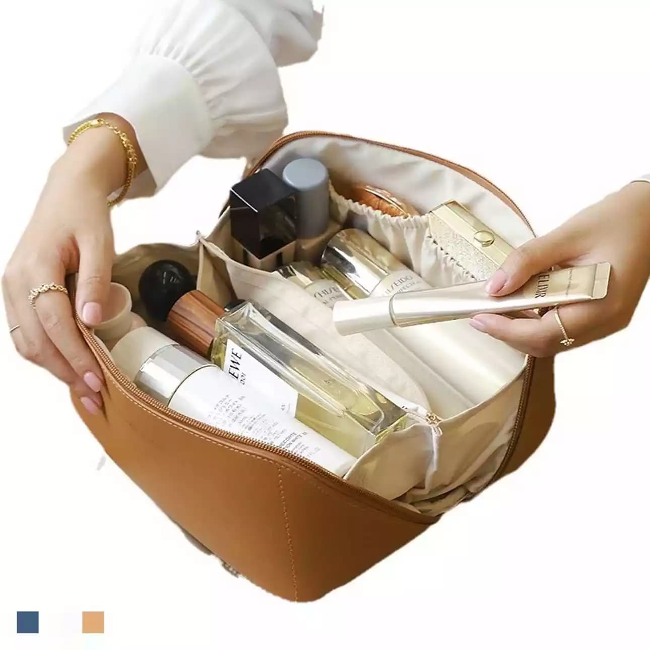 کیف لوازم آرایش قایقی — تصویر ۲