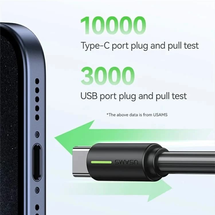 کابل تبدیل USB-C به لایتنینگ یوسمز مدل SJ735 طول 1 متر — تصویر ۶