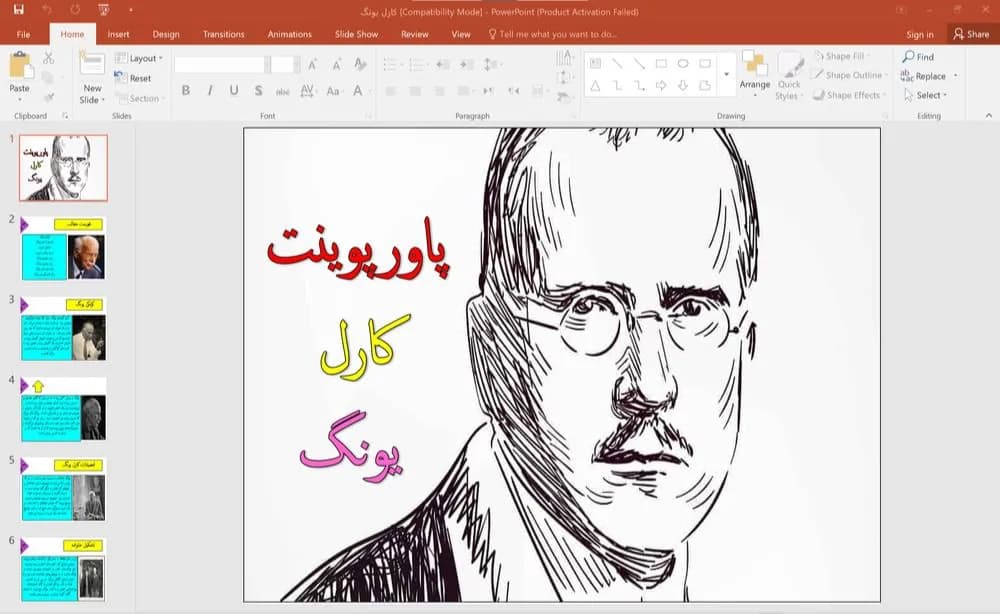 پاورپوینت زندگینامه کارل گوستاو یونگ