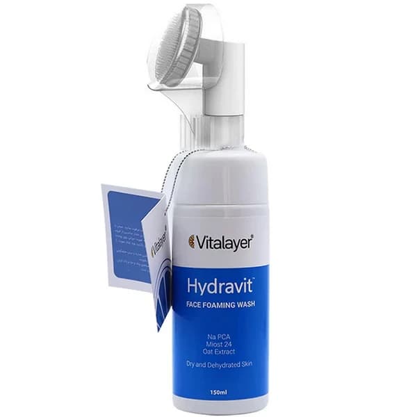 فوم شستشوی صورت هیدراویت پوست خشک ویتالیر 150 میلی‌لیتر Vitalayer