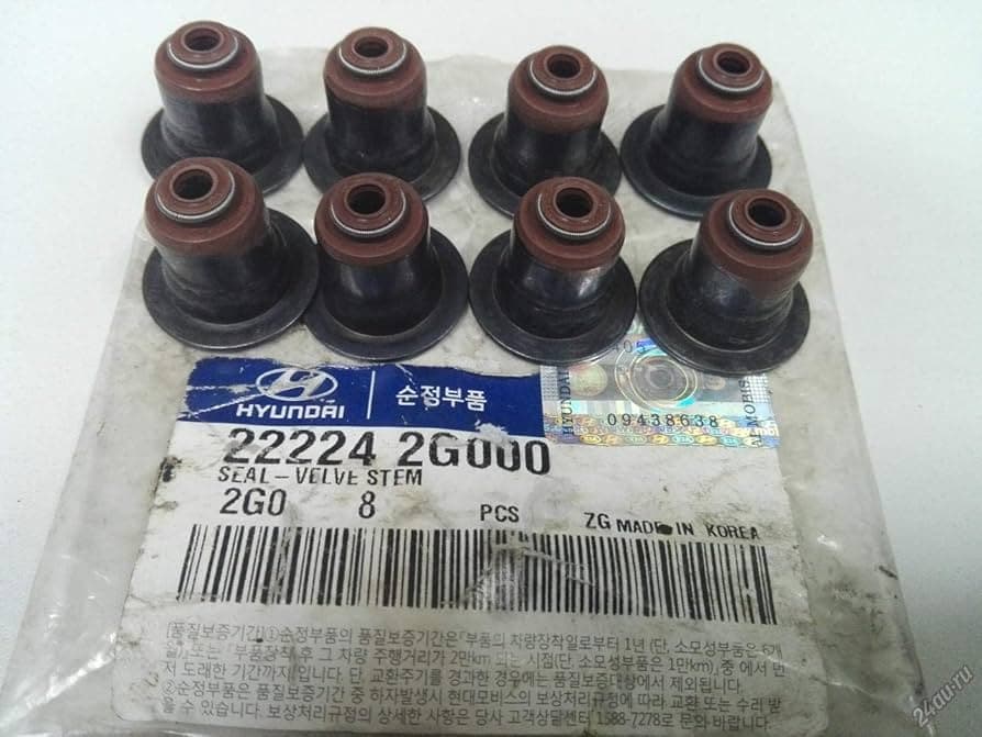 لاستیک ساق سوپاپ اصلی هیوندای و کیا با کدفنی 222242G000