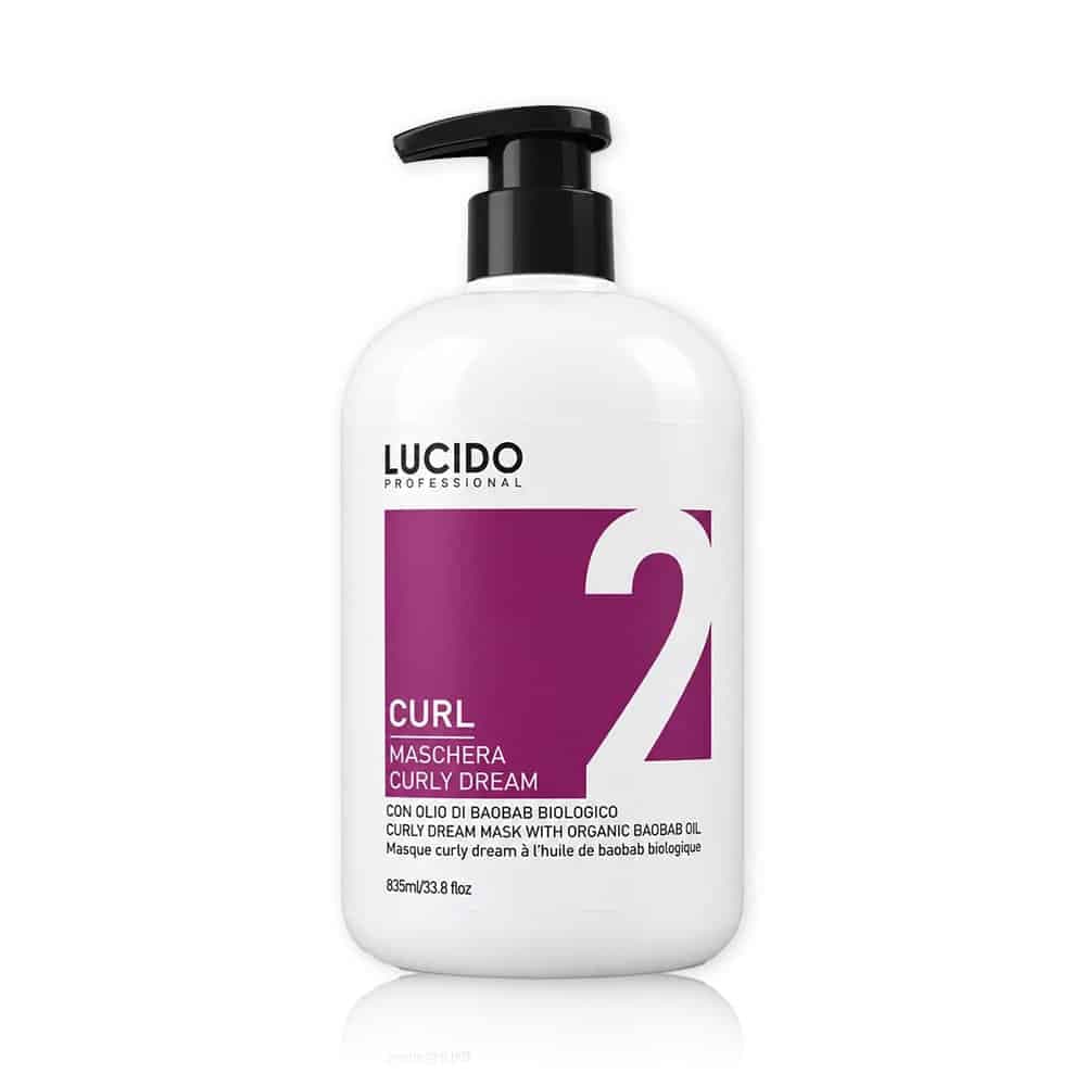 ماسک موی فر لوکیدو مدل Curly Dream با روغن بائوباب ۸۳۵ میل | Lucido Professional