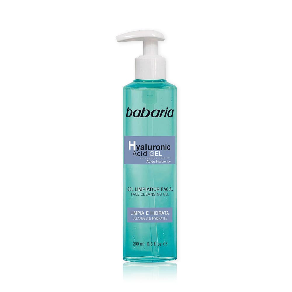 ژل شستشوی صورت باباریا – هیالورونیک اسید آبرسان پوست 200ml