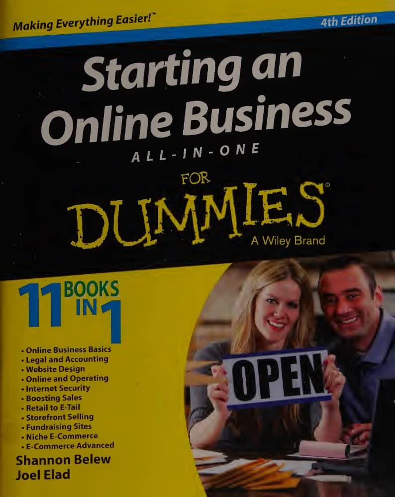 کتاب راه اندازی کسب و کار آنلاین برای دامیز (Starting An Online Business For Dummies) نسخه انگلیسی PDF | شانون