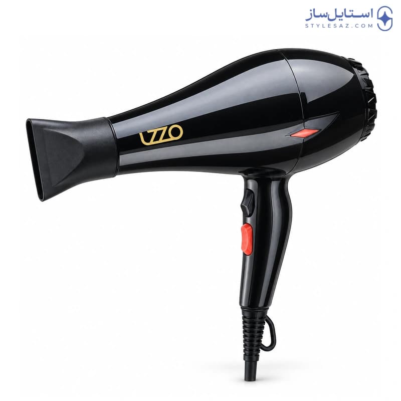 سشوار حرفهای لیزو مدل V-3977 توان ۴۵۰۰ وات — تصویر ۲