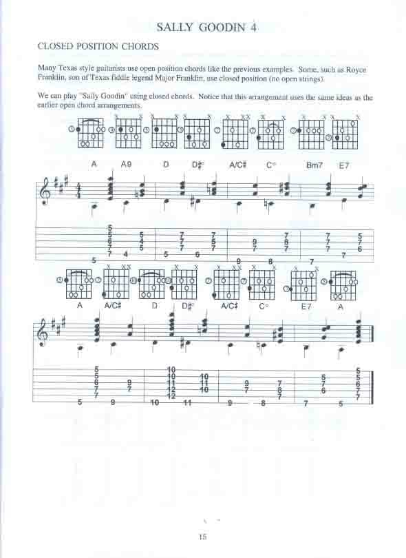 دانلود کتاب آموزش آکورد و ریتم گیتار و سبک وسترن سوئینگ PDF+CD | Joe Carr – Western Swing Guitar Style — تصویر ۳