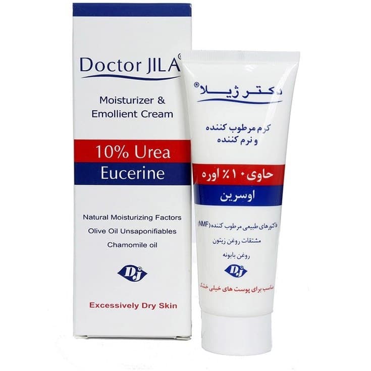 کرم نرم کننده 10 درصد اوره دکتر ژیلا مناسب پوست خیلی خشک ۷۵ گرمی