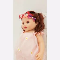 عروسک سیلیکونی 50 سانتی موزیکال مو کاشت — تصویر ۲