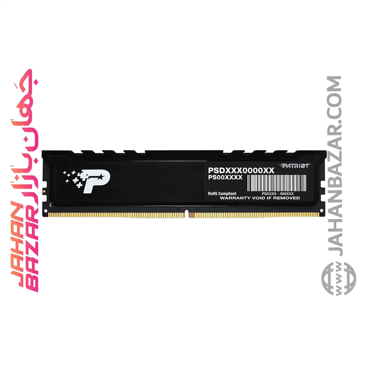 رم دسکتاپ پاتریوت DDR5 تک کاناله CL42 MHz 5200 PATRIOT PREMIUM ظرفیت 8GB