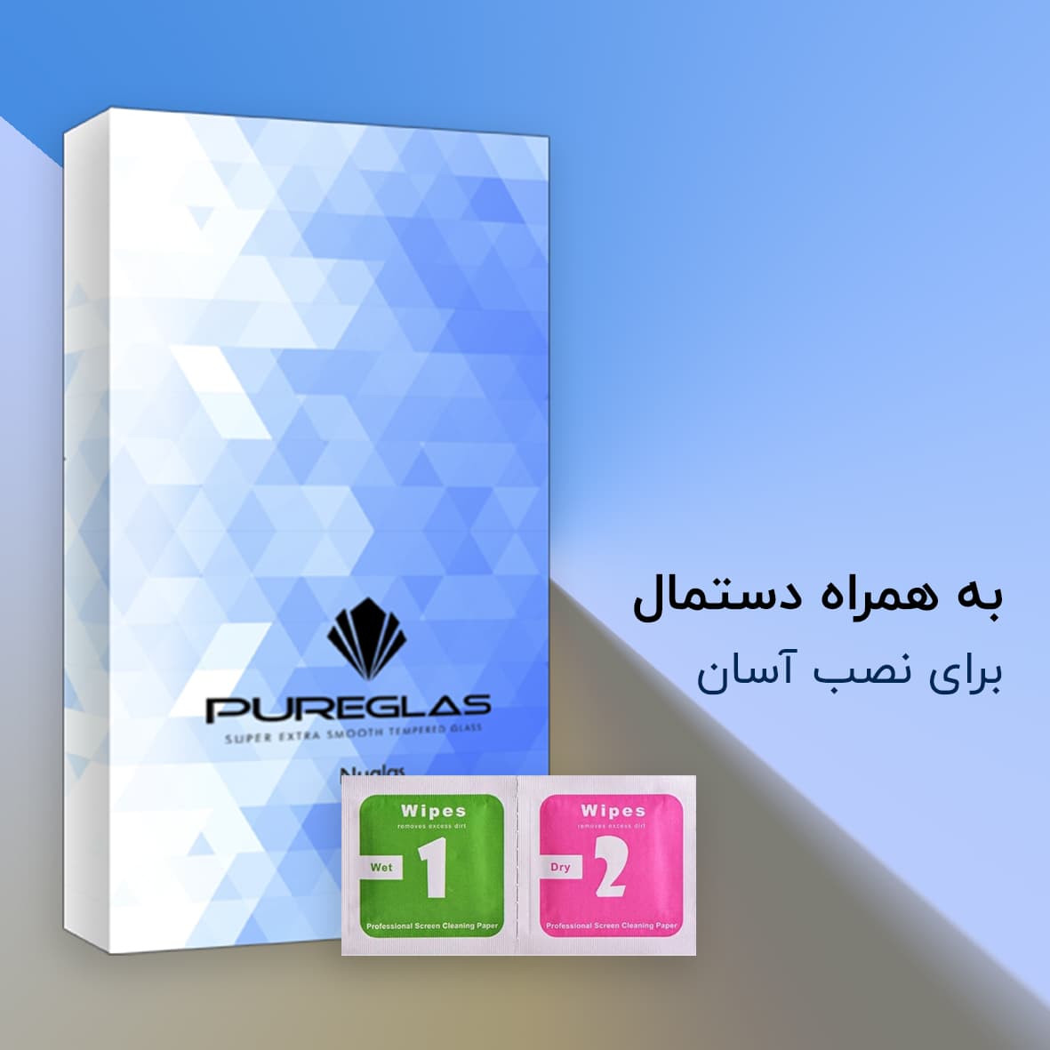 محافظ صفحه نمایش شیشه ای پیور گلس مدل FLGL مناسب برای گوشی موبایل سامسونگ Galaxy Note 10 Plus — تصویر ۳