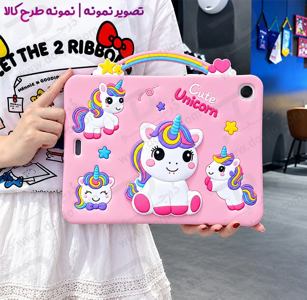 قاب سیلیکونی فانتزی تبلت Galaxy Tab A11 ( X130 ) | طرح یونیکورن Unicorn — تصویر ۸