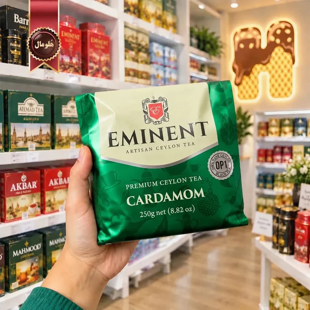 چای سیاه امیننت Eminent مدل هل دار Cardamom وزن 250 گرم (اورجینال) — تصویر ۳