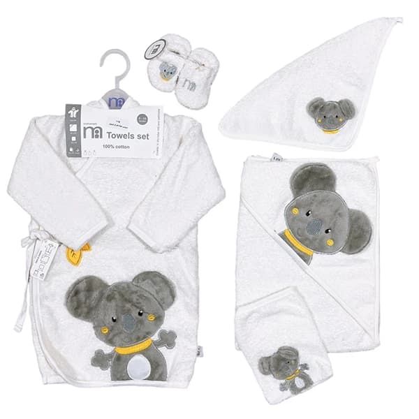 سرویس حوله 5 تکه برند مادرکر mothercare طرح کوآلا