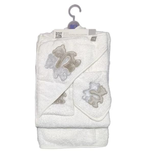 سرویس حوله 5 تکه برند مادرکر mothercare طرح دو خرس