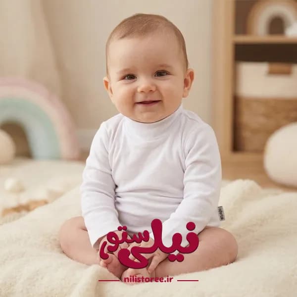 بلوز آستین بلند یقه سه سانت کبریتی برند آدمک کد 1464012