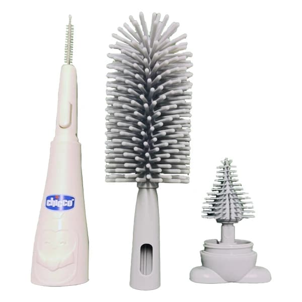 شیشه شور 3 تکه سیلیکونی عروسکی برند چیکو CHICCO