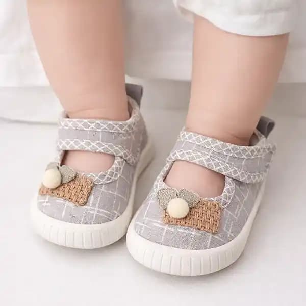 کفش کودک برند baby طوسی کد a06