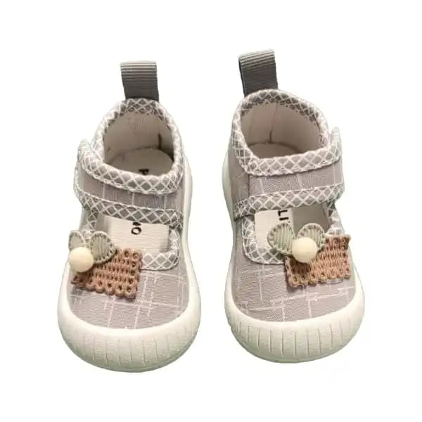 کفش کودک برند baby طوسی کد a06 — تصویر ۲