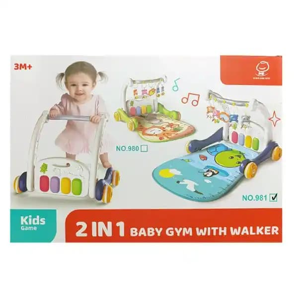 تشک بازی و واکر نوزاد برند toys کد 981 — تصویر ۲