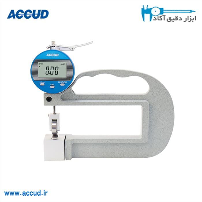 ضخامت سنج دیجیتال غلطکی 10-0 میلی متر Accud (اکود با گارانتی شرکتی) مدل 467-010-11