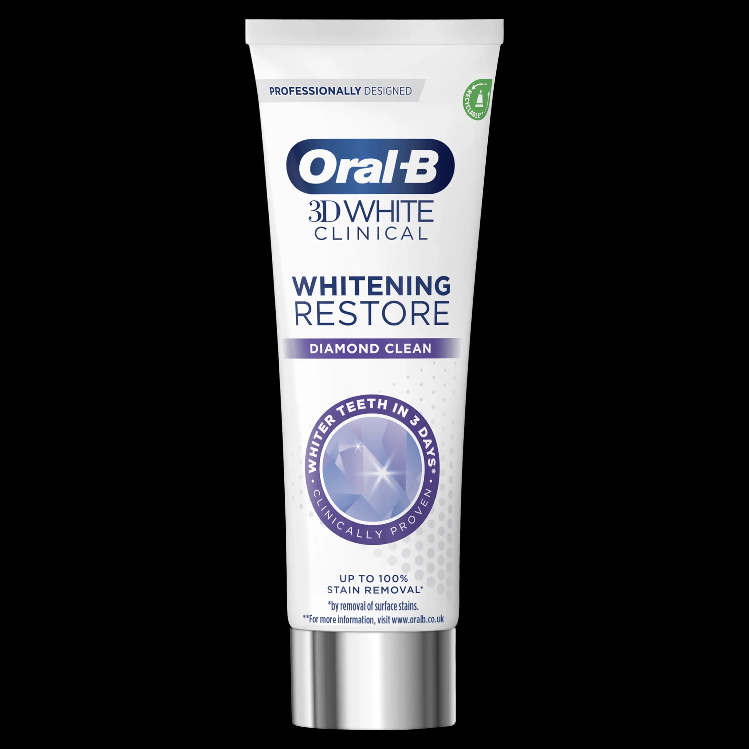 خمیردندان اورال بی Oral-B 3D White Clinical تری دی وایت کلینیکال