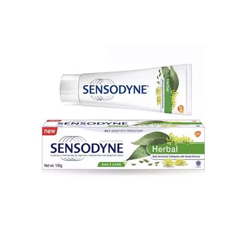 خمیردندان گیاهی سنسوداین مدل Herbal ضدحساسیت و تقویت‌کننده لثه