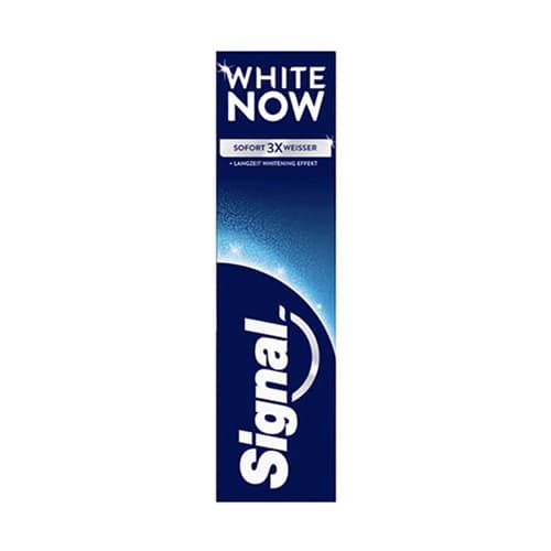 خمیر دندان سیگنال مدل White Now سفیدکننده فوری و جرم‌گیر ملایم