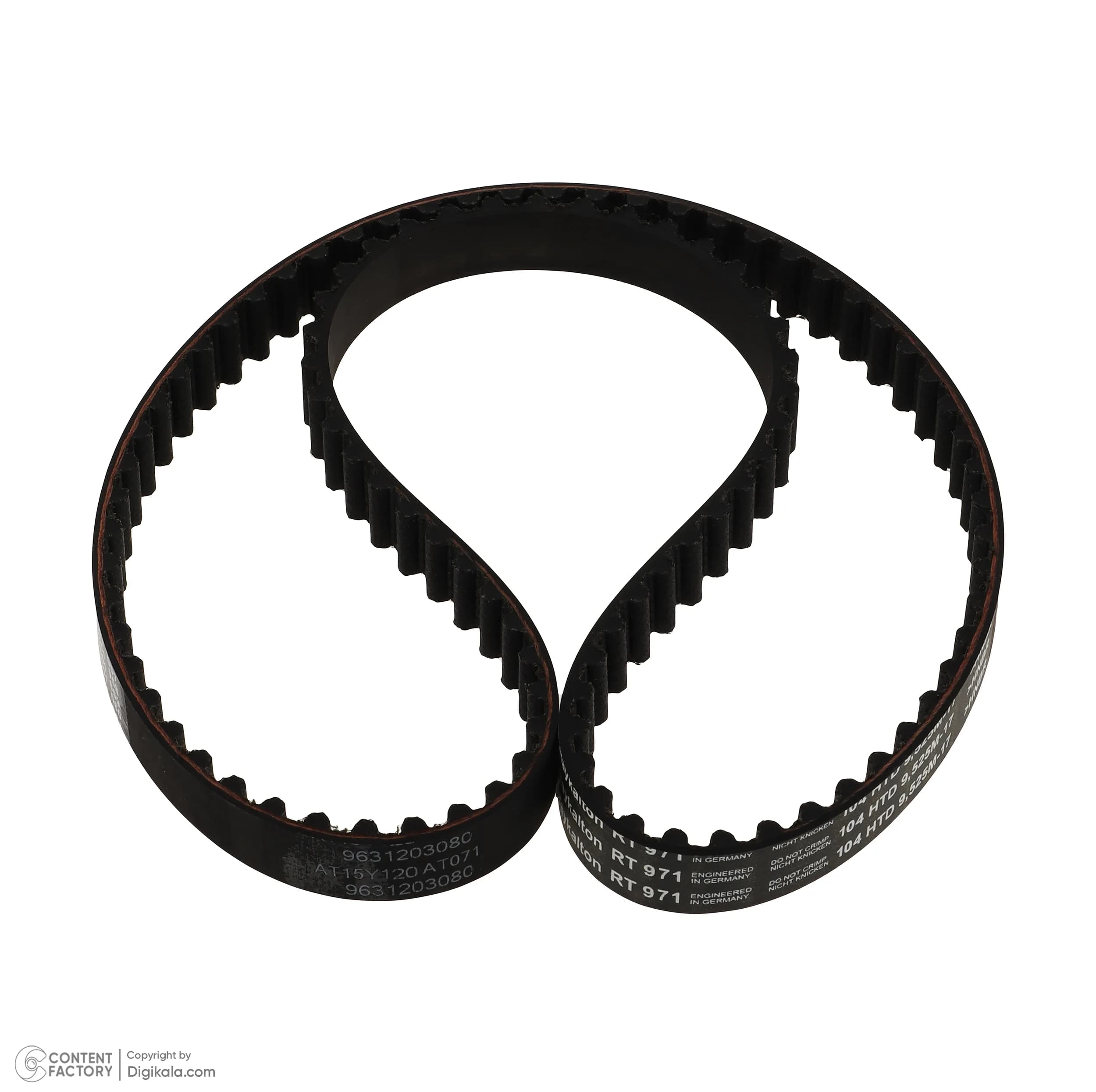 کیت تسمه تایم رایکا آلتون کد RT971-104Z مدل 104 دندانه HNBR مناسب برای پژو 206 تیپ 2 و 3 ، پژو 206 صندوقدار TU3 — تصویر ۵