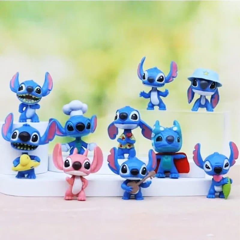 اکشن فیگور طرح Stitch بسته 10 عددی کد 1647 — تصویر ۵