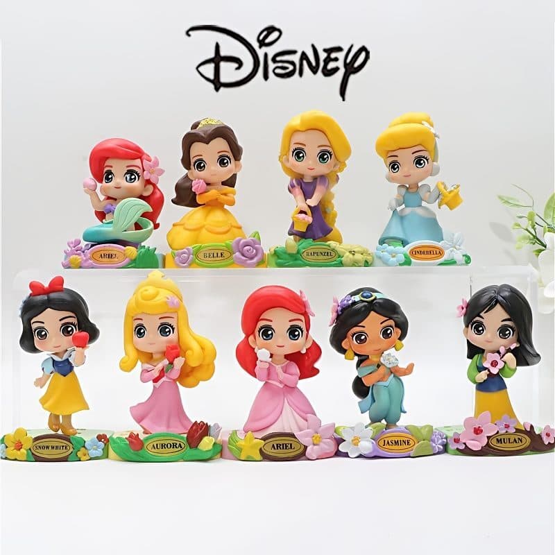 اکشن فیگور طرح Disney Princess کد 713/24 بسته 9 عددی — تصویر ۲