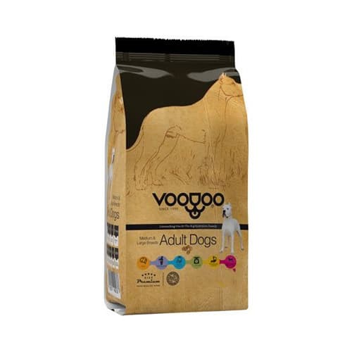 غذای خشک سگ بالغ نژاد بزرگ وودو Voodoo وزن 10 کیلوگرم